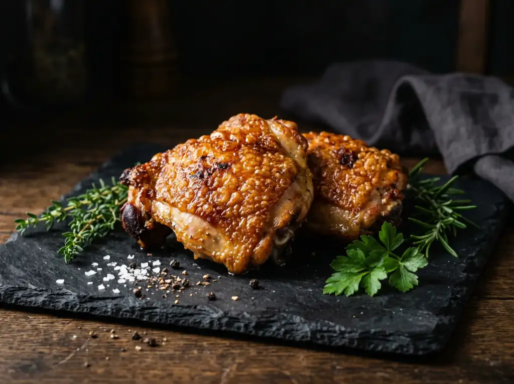 Air Fryer Crispy Chicken Thighs