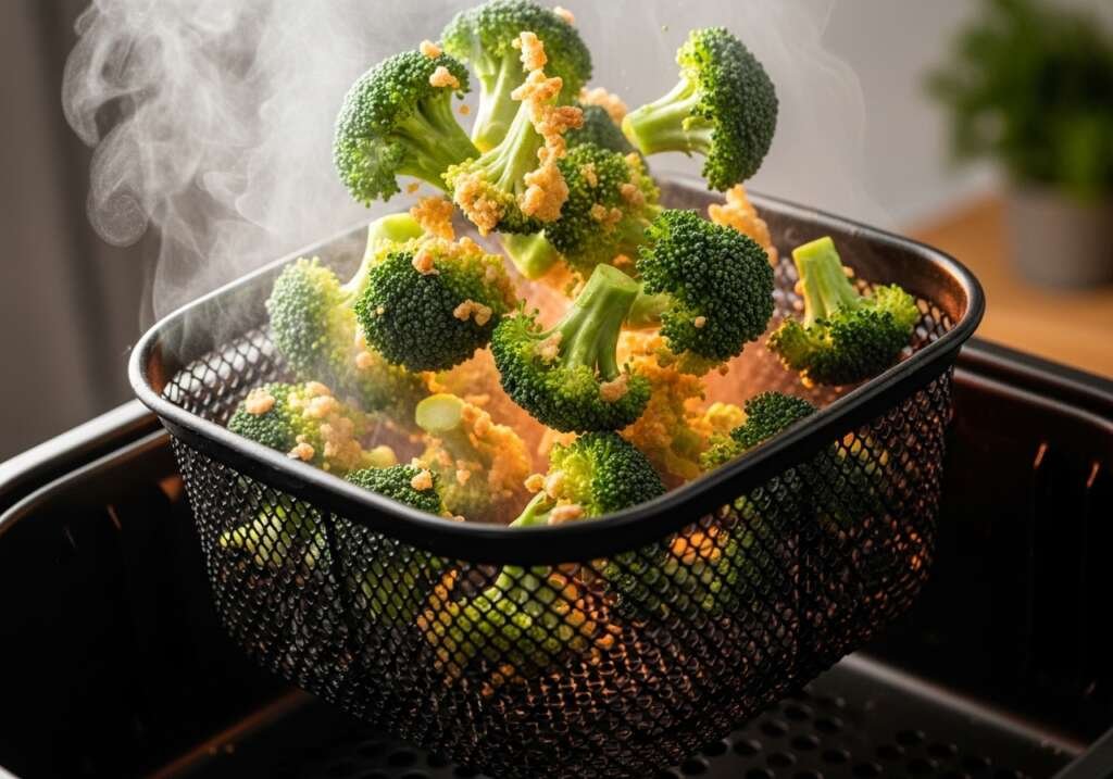 Air Fryer Roasted Broccoli