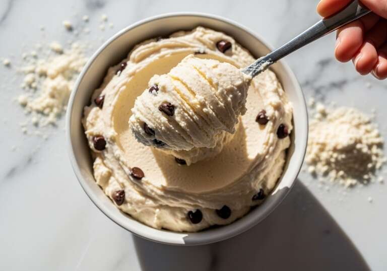 Bowl of cookie dough