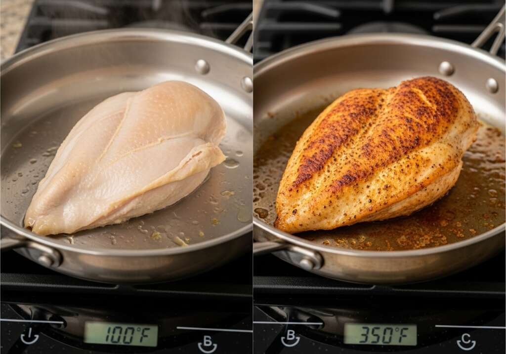 Garlic Butter Chicken and Asparagus