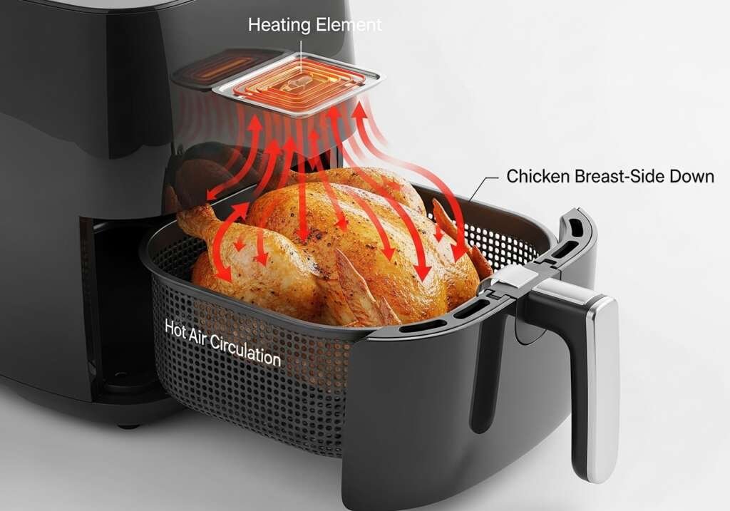 Air Fryer Whole Roast Chicken