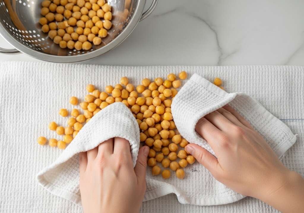 Crispy Air Fryer Chickpeas
