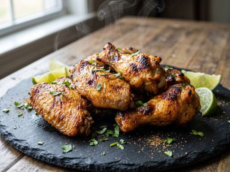 The Ultimate 12-Minute ‘Glass-Skin’ Air Fryer Chicken Wings (Perfect Crunch)