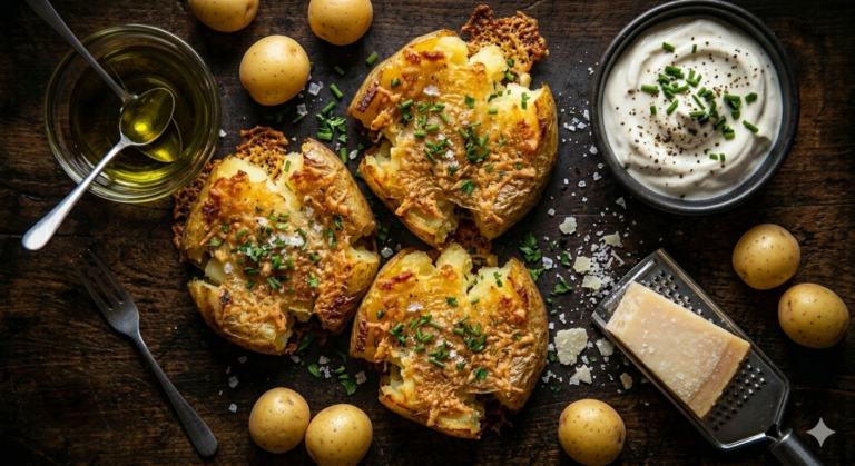 Air Fryer Crispy Smashed Potatoes — The Best Side Dish You Are Not Making Yet