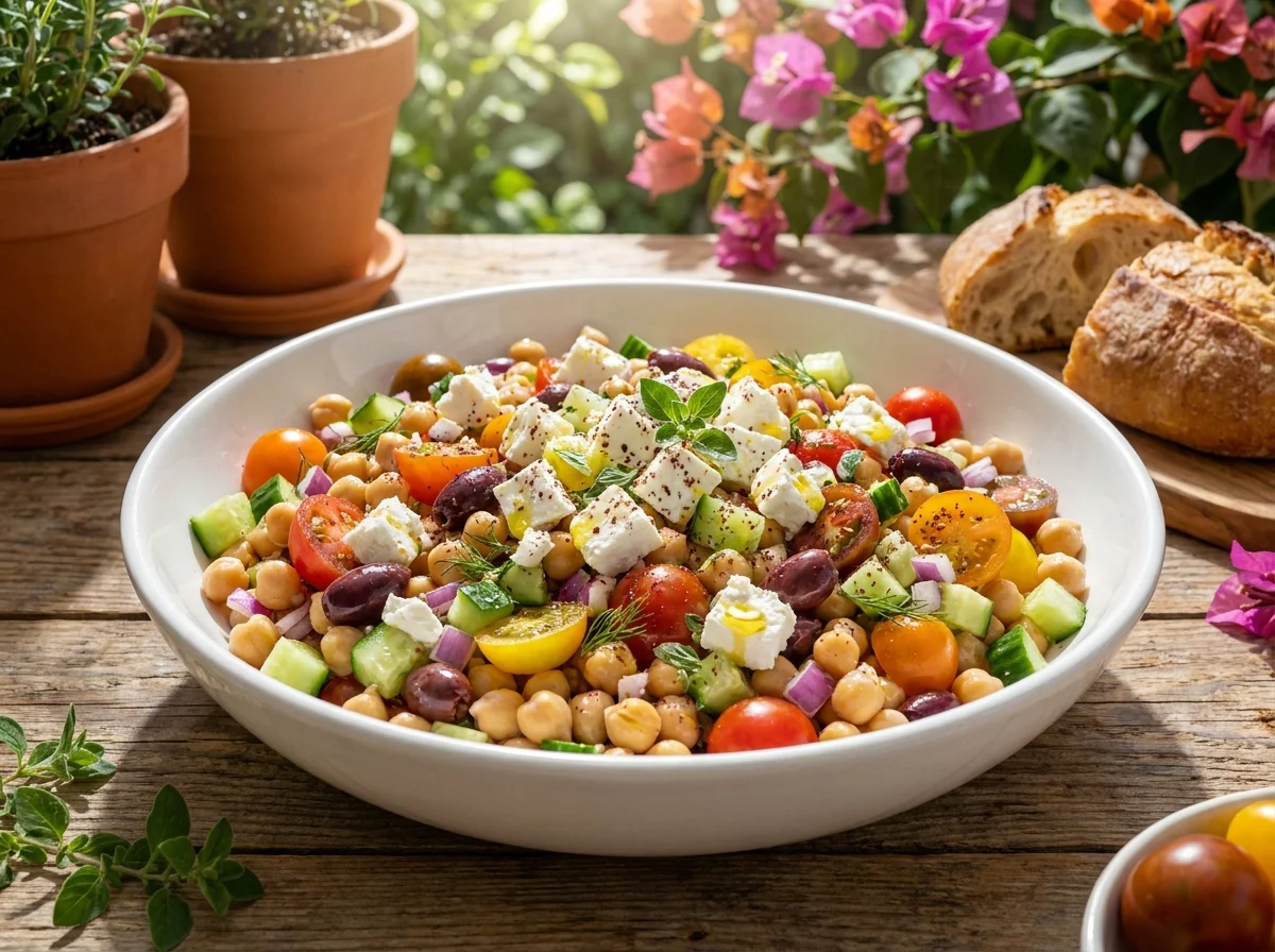 Mediterranean Chickpea Salad