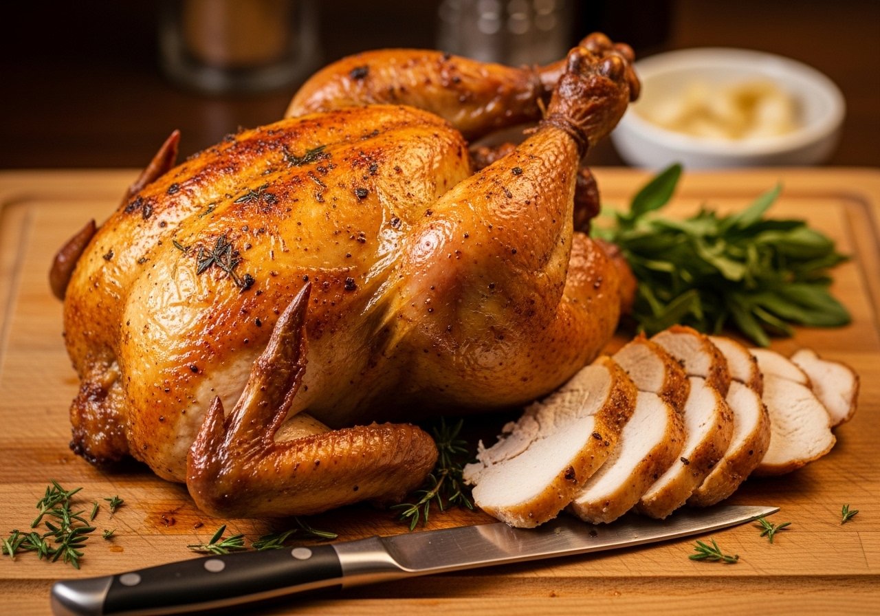 Air Fryer Whole Roast Chicken