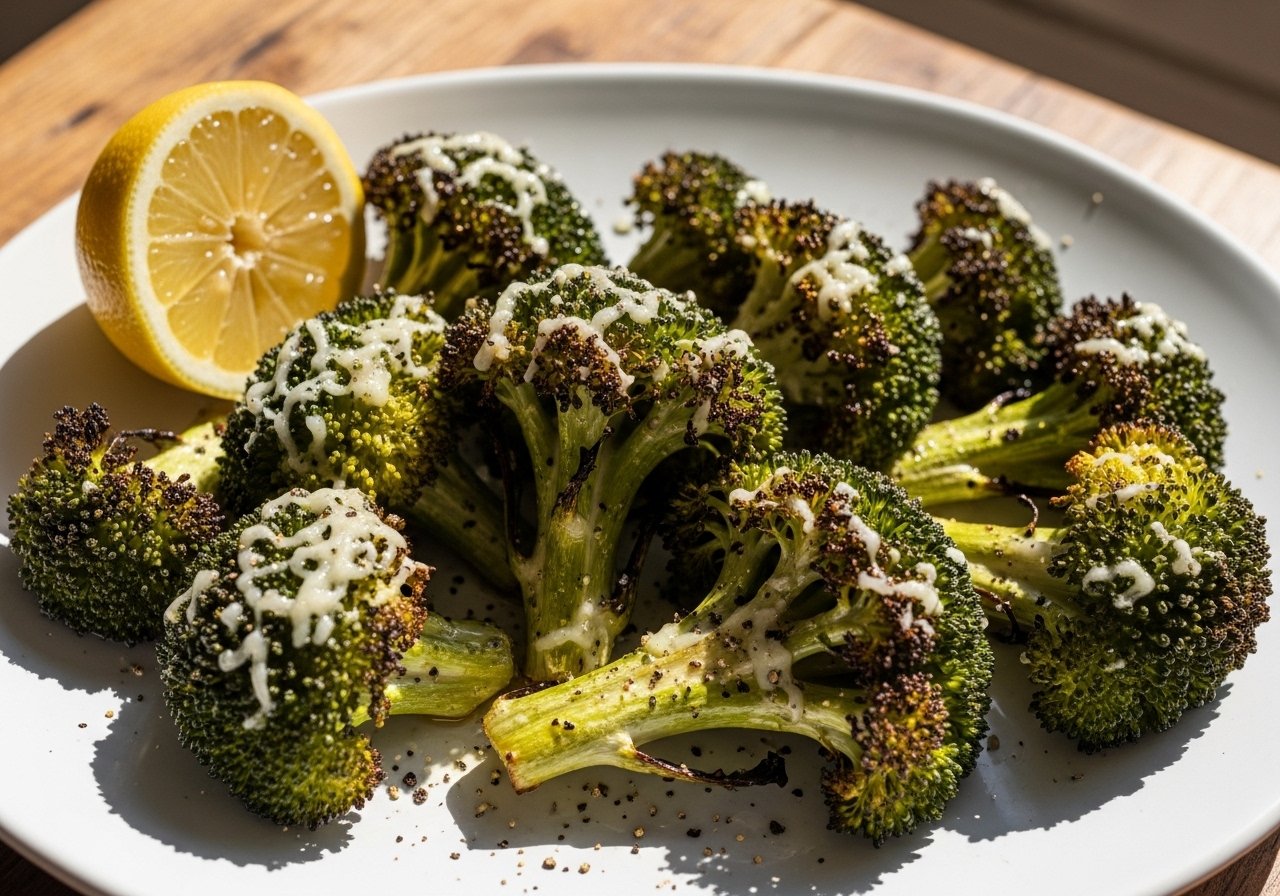 Air Fryer Roasted Broccoli