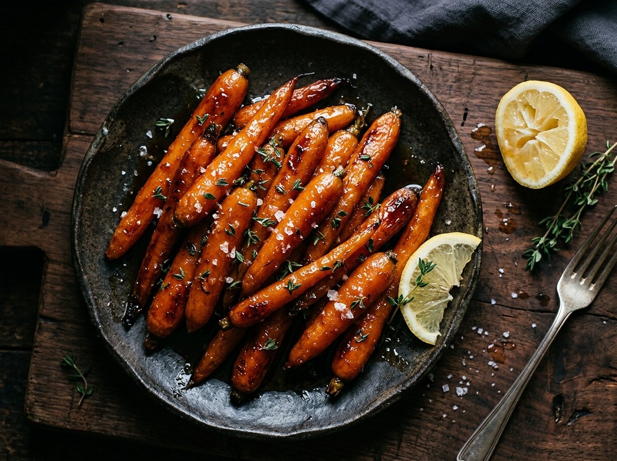 Roasted carrots air fryer