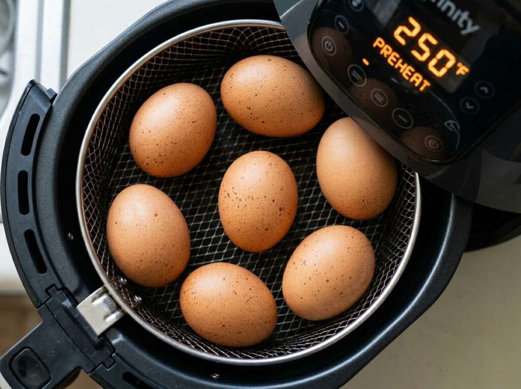 Air Fryer Hard Boiled Eggs